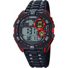 CALYPSO Digital Black Rubber Strap 5670-5